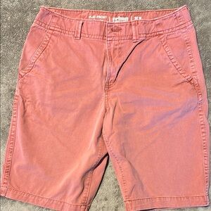 Urban Pipeline Salmon Flat Front Shorts Casual Style